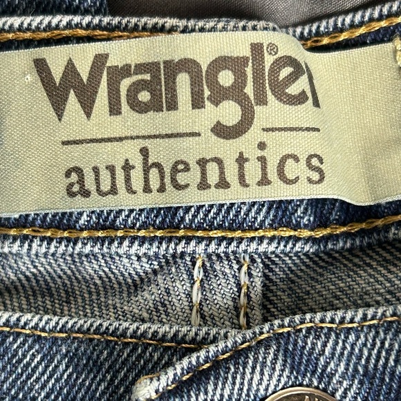 Wrangler Relaxed Fit Mens Blue Denim Jeans Size 28X29 100% Cotton Work Cowboy - Picture 9 of 11